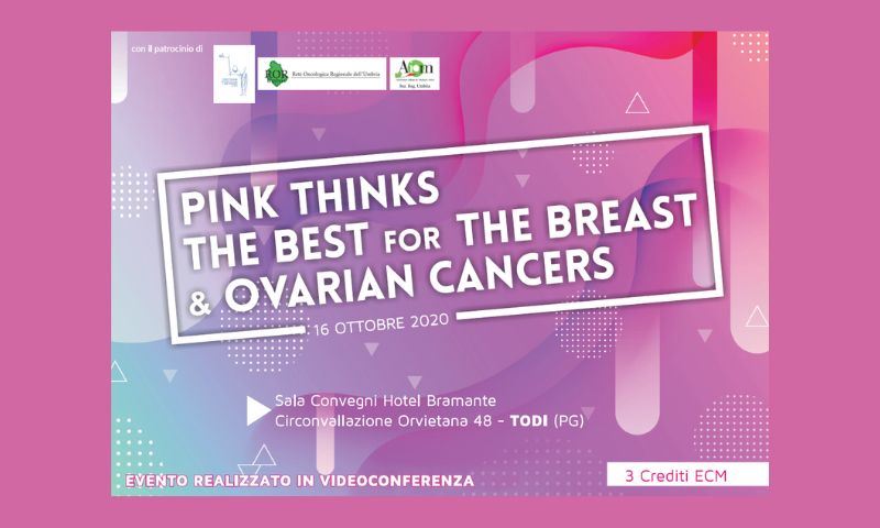 PINK THINKS THE BEST FOR THE BREAST & OVARIAN CANCERS 